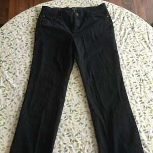 EUC Talbots boot Cut Black Jeans